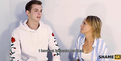 SHAME4K. Older doc agrees to look at the studs cock for medical reasons